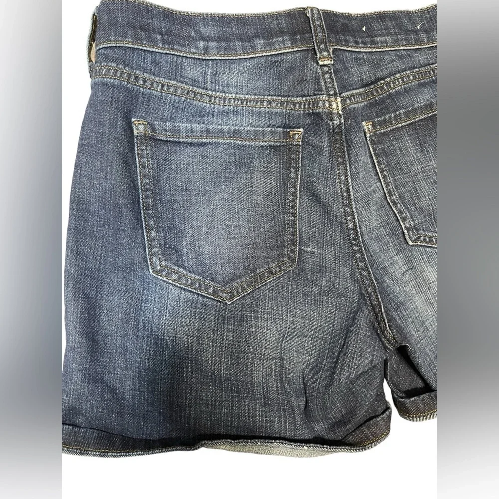 Banana Republic Premium Denim Roll up Blue Denim Shorts Medium Wash women’s 25